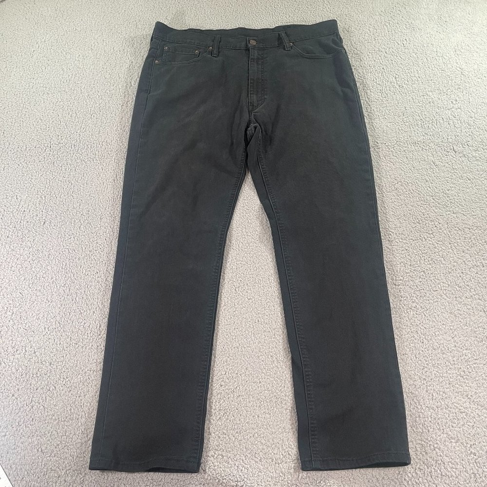 Levi Strauss 541 Black Jeans Mens 38x32 *Ripped Belt Loop See Pics*